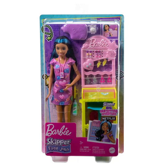 BARBIE PAPUSA BARBIE SKIPPER FIRST JOBS EAR PIERCER - Atelieru' lui Mesterica