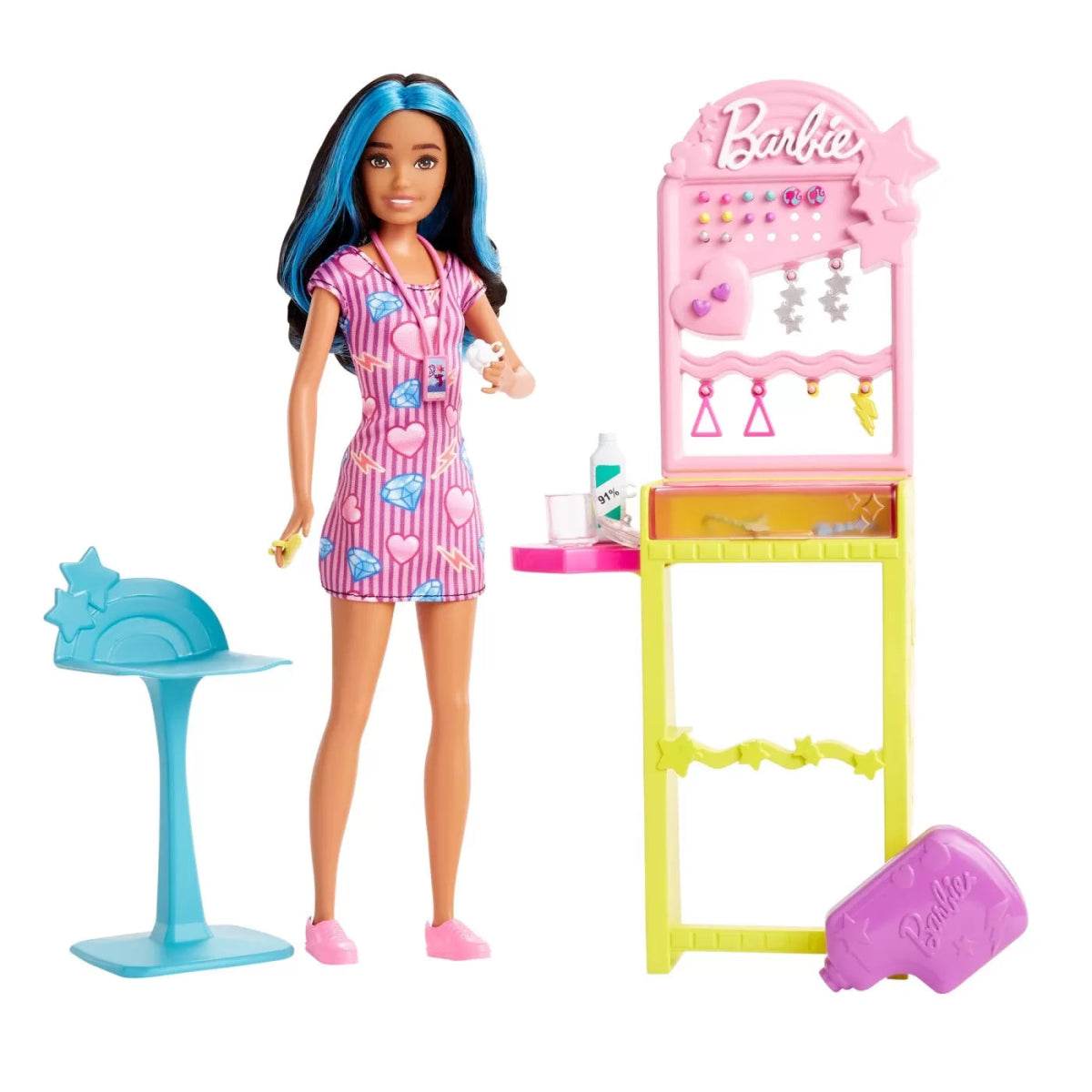 BARBIE PAPUSA BARBIE SKIPPER FIRST JOBS EAR PIERCER - Atelieru' lui Mesterica
