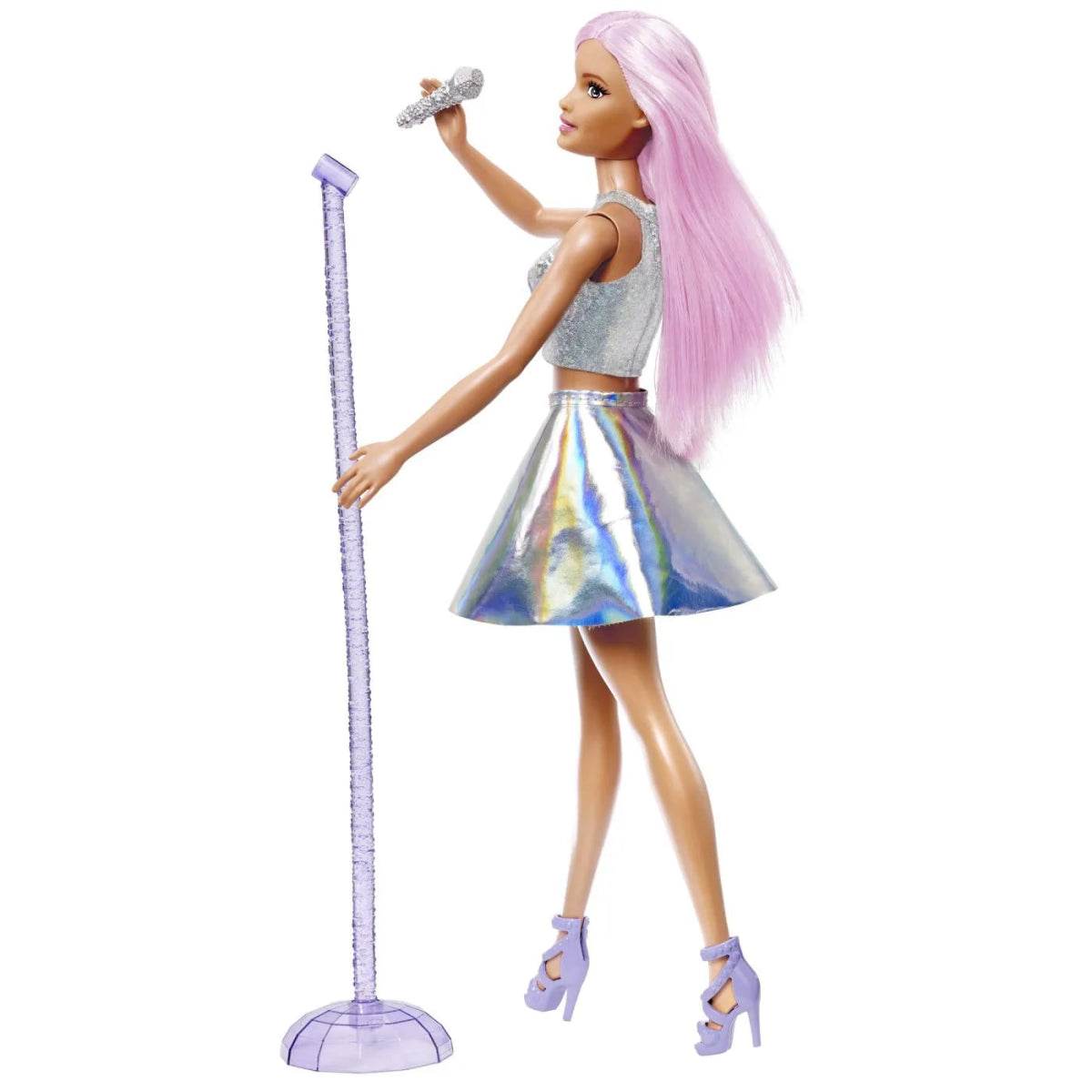 BARBIE PAPUSA BARBIE YOU CAN BE SET BARBIE STAR POP SI MICROFON - Atelieru' lui Mesterica