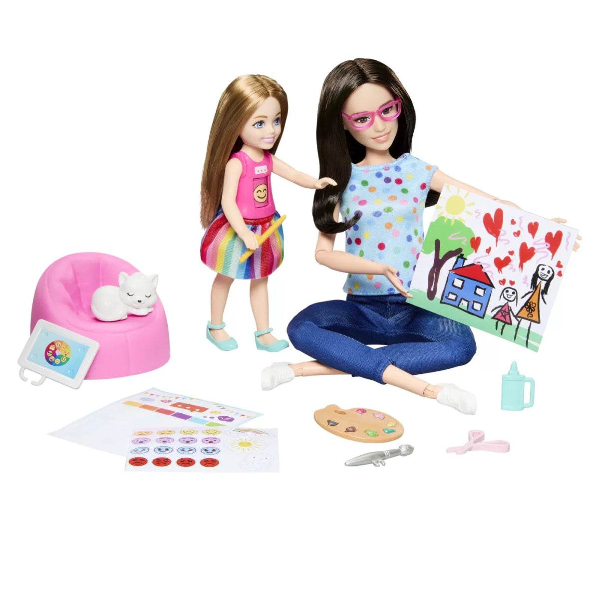 BARBIE PAPUSA BARBIE YOU CAN BE TERAPEUT IN ARTA - Atelieru' lui Mesterica