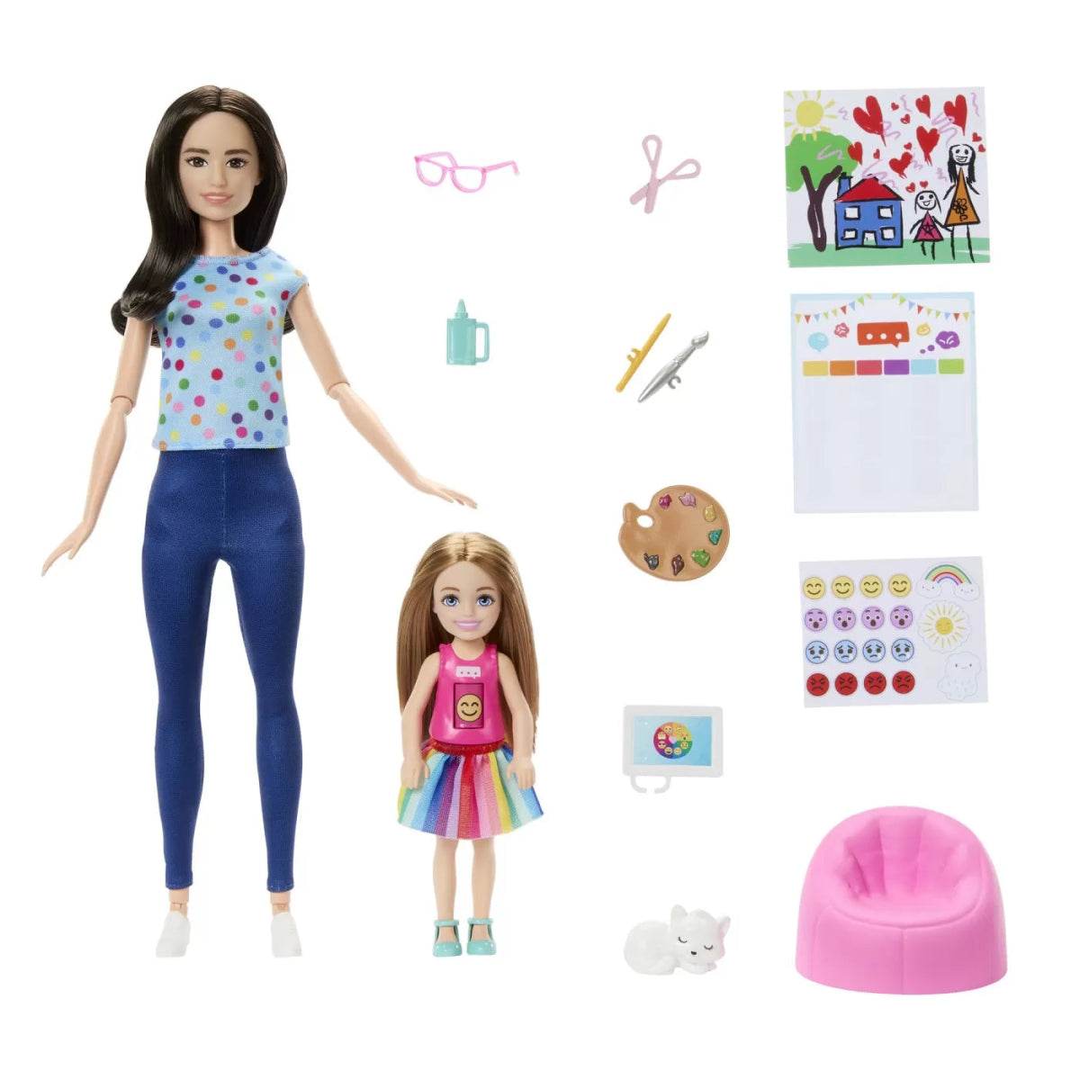BARBIE PAPUSA BARBIE YOU CAN BE TERAPEUT IN ARTA - Atelieru' lui Mesterica
