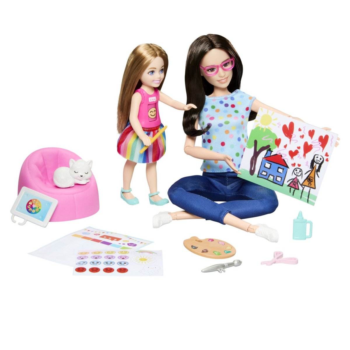 BARBIE PAPUSA BARBIE YOU CAN BE TERAPEUT IN ARTA - Atelieru' lui Mesterica