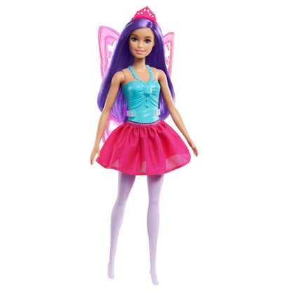 BARBIE PAPUSA BARBIE ZANA CU PAR MOV - Atelieru' lui Mesterica