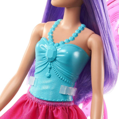 BARBIE PAPUSA BARBIE ZANA CU PAR MOV - Atelieru' lui Mesterica