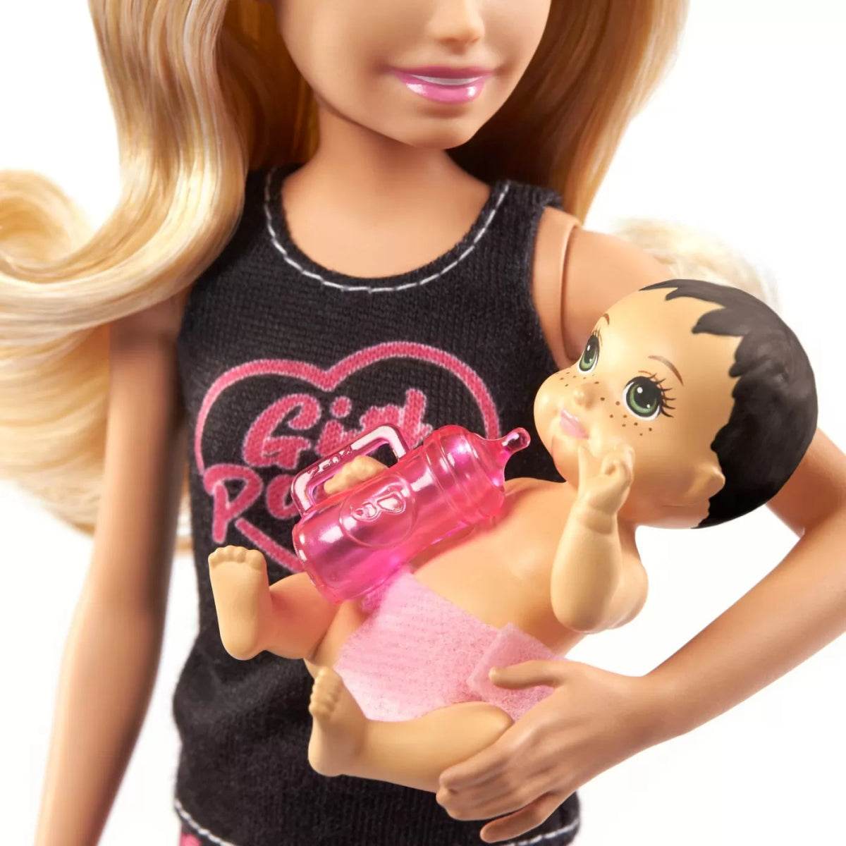 BARBIE PAPUSA SKIPPER FIRST JOBS BABYSITTER PAPUSA BLONDA - Atelieru' lui Mesterica