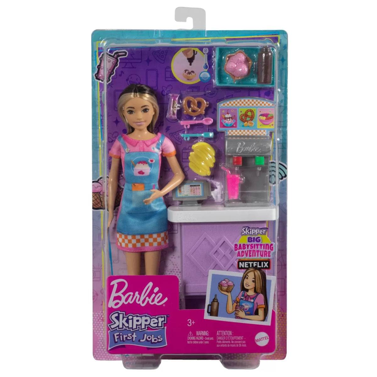 BARBIE PAPUSA SKIPPER FIRST JOBS SNACK BAR - Atelieru' lui Mesterica