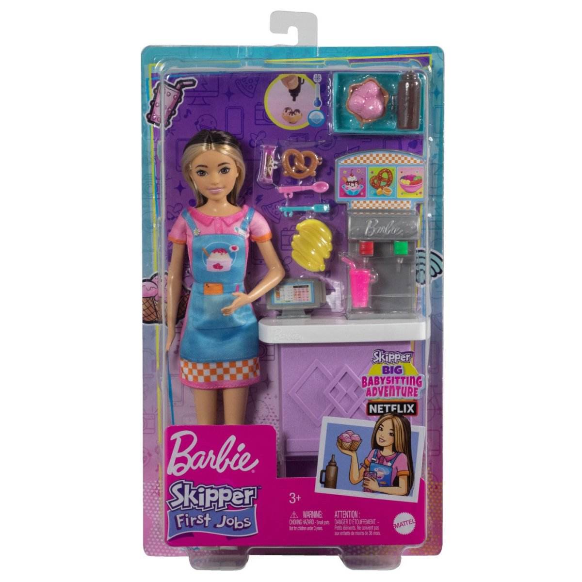 BARBIE PAPUSA SKIPPER FIRST JOBS SNACK BAR - Atelieru' lui Mesterica