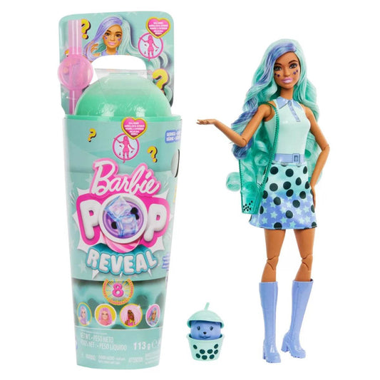 BARBIE POP REVEAL BUBBLE TEA PAPUSA BARBIE GREEN TEA - Atelieru' lui Mesterica