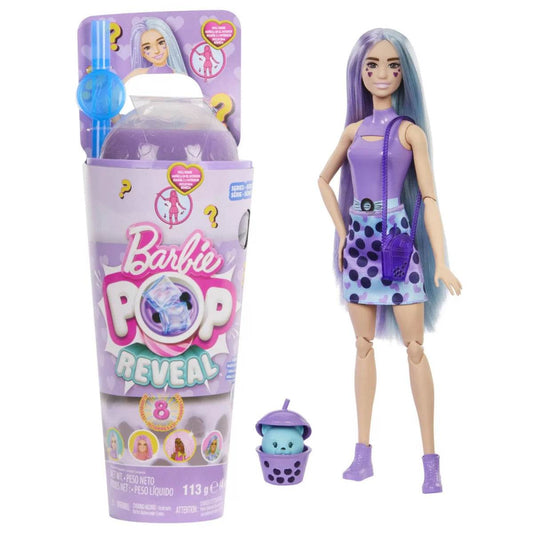 BARBIE POP REVEAL BUBBLE TEA PAPUSA BARBIE TARO MILK - Atelieru' lui Mesterica
