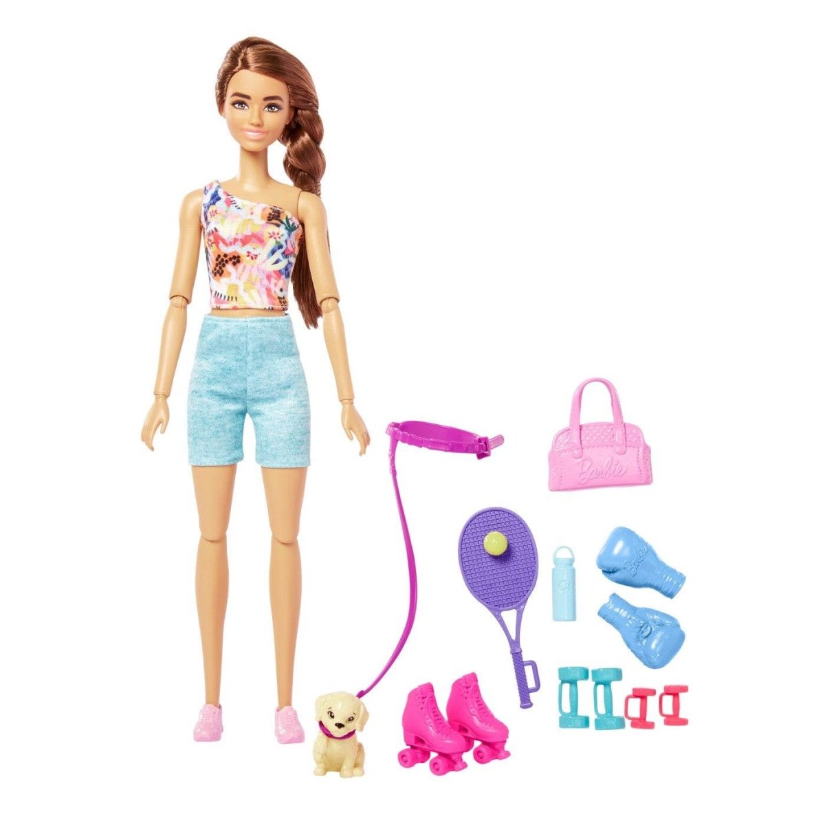 BARBIE SET DE JOACA CU ACCESORII PAPUSA BARBIE SPORTIVA Atelieru' lui Mesterica | Jucarii, haine si incaltaminte pentru copii
