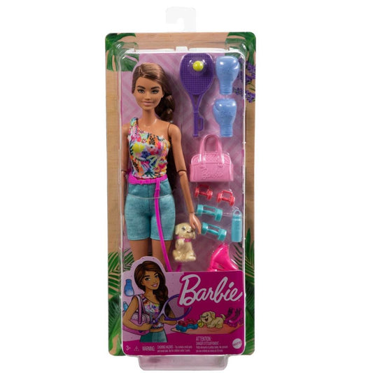 BARBIE SET DE JOACA CU ACCESORII PAPUSA BARBIE SPORTIVA - Atelieru' lui Mesterica