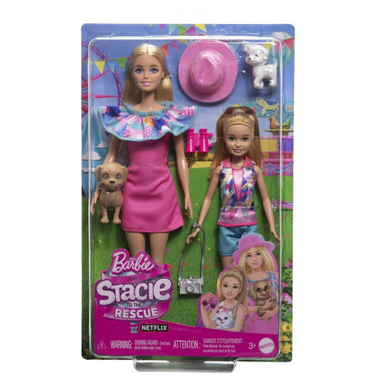 BARBIE SI STACIE SET PAPUSA BARBIE SI PAPUSA STACIE IUBITOARE DE CATEI - Atelieru' lui Mesterica