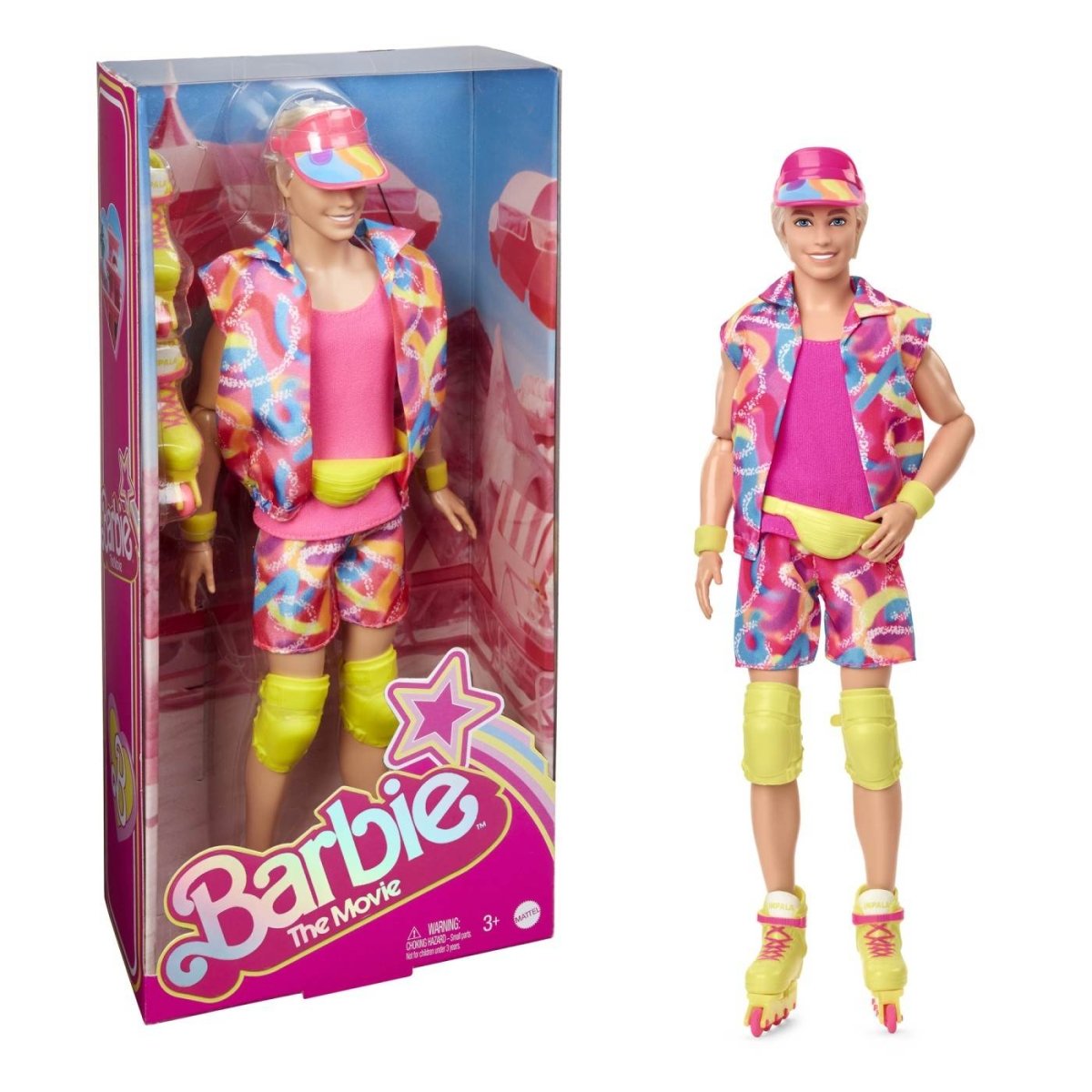 BARBIE THE MOVIE PAPUSA KEN CU PATINE CU ROTILE Atelieru' lui Mesterica | Jucarii, haine si incaltaminte pentru copii