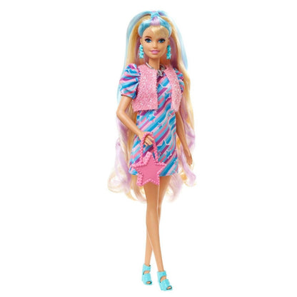 BARBIE TOTALLY HAIR PAPUSA BARBIE BLONDA Atelieru' lui Mesterica | Jucarii, haine si incaltaminte pentru copii