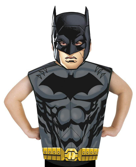 Set Batman - Masca & tricou fara maneci - Atelieru' lui Mesterica