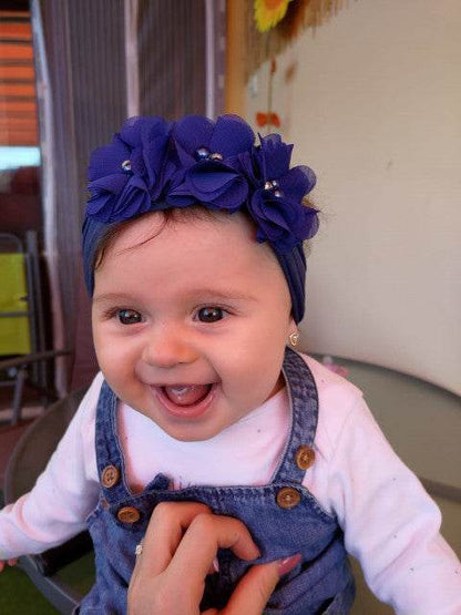 Bentita lata cu floricele cu perlute - Atelieru' lui Mesterica