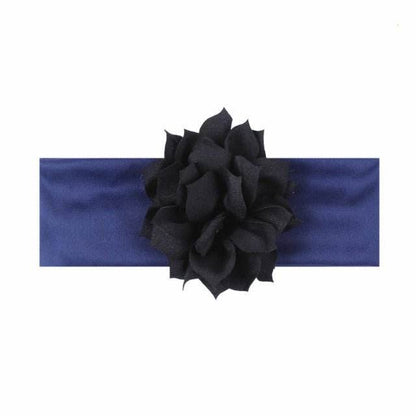 Bentita lata pentru fetite cu floricica aplicata - Atelieru' lui Mesterica