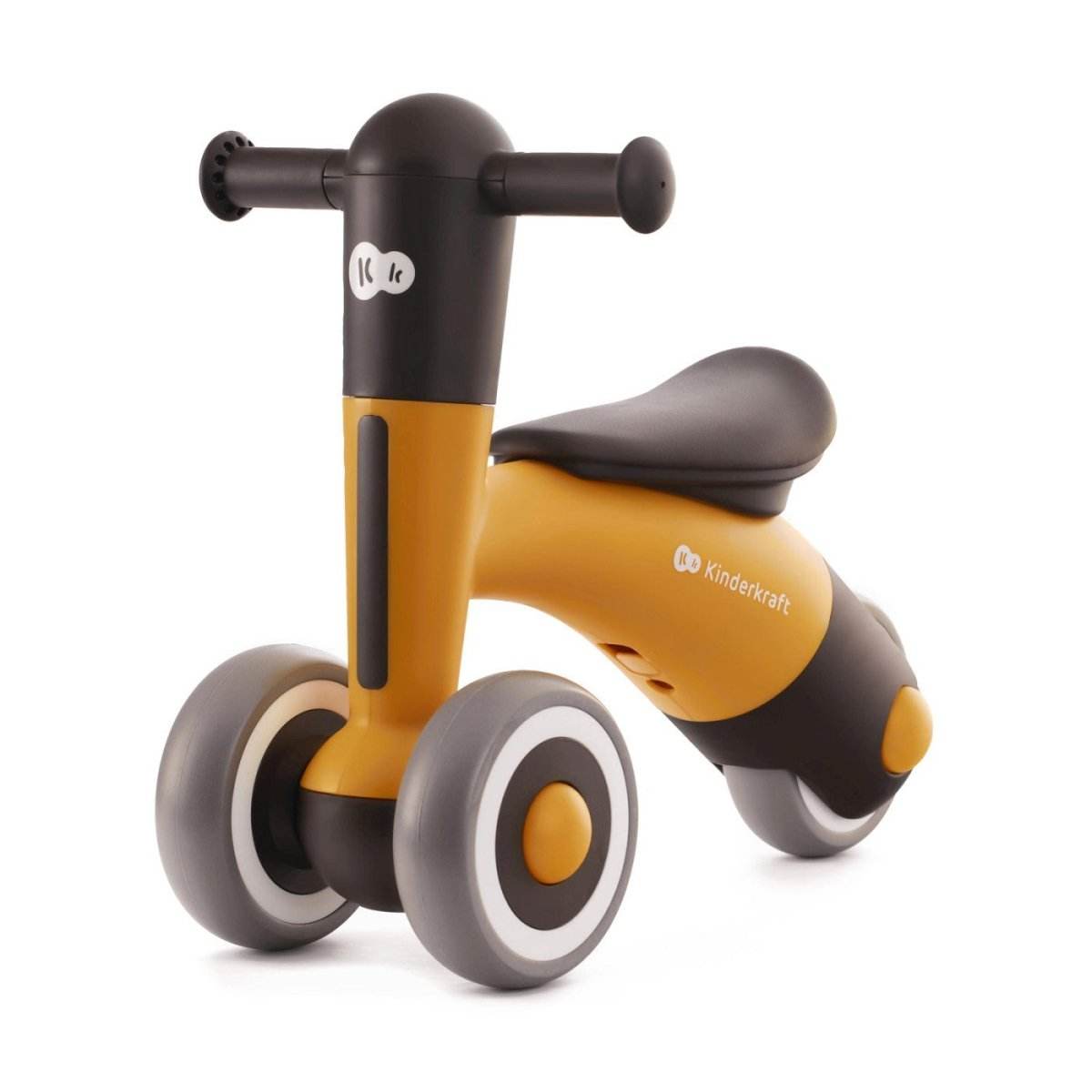 BICICLETA DE ECHILIBRU KINDERKRAFT MINIBI, HONEY YELLOW - Atelieru' lui Mesterica