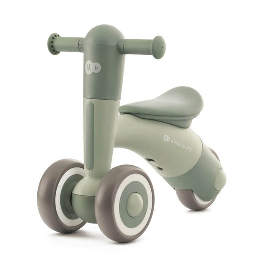 BICICLETA DE ECHILIBRU KINDERKRAFT MINIBI, LEAF GREEN - Atelieru' lui Mesterica