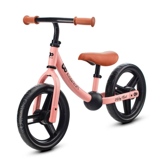 BICICLETA FARA PEDALE, KINDERKRAFT - 2WAY NEXT, PORTOCALIU, 12INCH, ROSE PINK Atelieru' lui Mesterica | Jucarii, haine si incaltaminte pentru copii