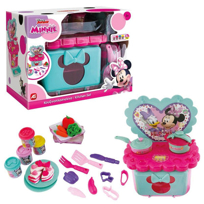 BUCATARIA DE PLASTILINA MINNIE CU ACCESORII - Atelieru' lui Mesterica