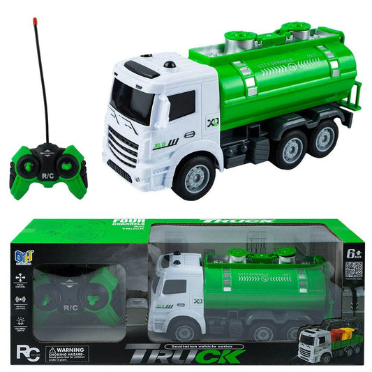 Camion - cisterna cu RC Atelieru' lui Mesterica | Jucarii, haine si incaltaminte pentru copii