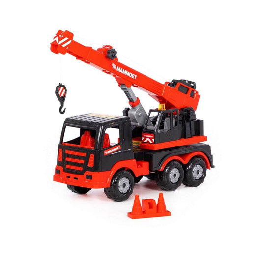 Camion cu macara - Mammoet, 43.5x16.5x24.8 cm, Polesie Atelieru' lui Mesterica | Jucarii, haine si incaltaminte pentru copii