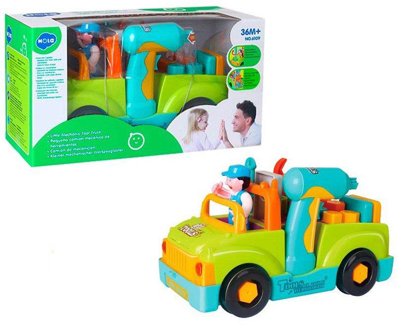 CAMIONUL PLIN CU SCULE AL MICULUI MECANIC CU LUMINI SI SUNETE - Atelieru' lui Mesterica