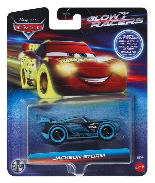 CARS GLOW RACERS MASINUTA METALICA JACKSON STORM 1:55 - Atelieru' lui Mesterica