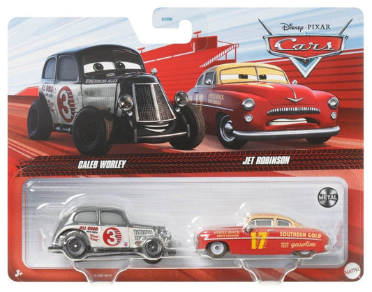 CARS3 SET 2 MASINUTE METALICE CALEB WORLEY SI JET ROBINSON - Atelieru' lui Mesterica