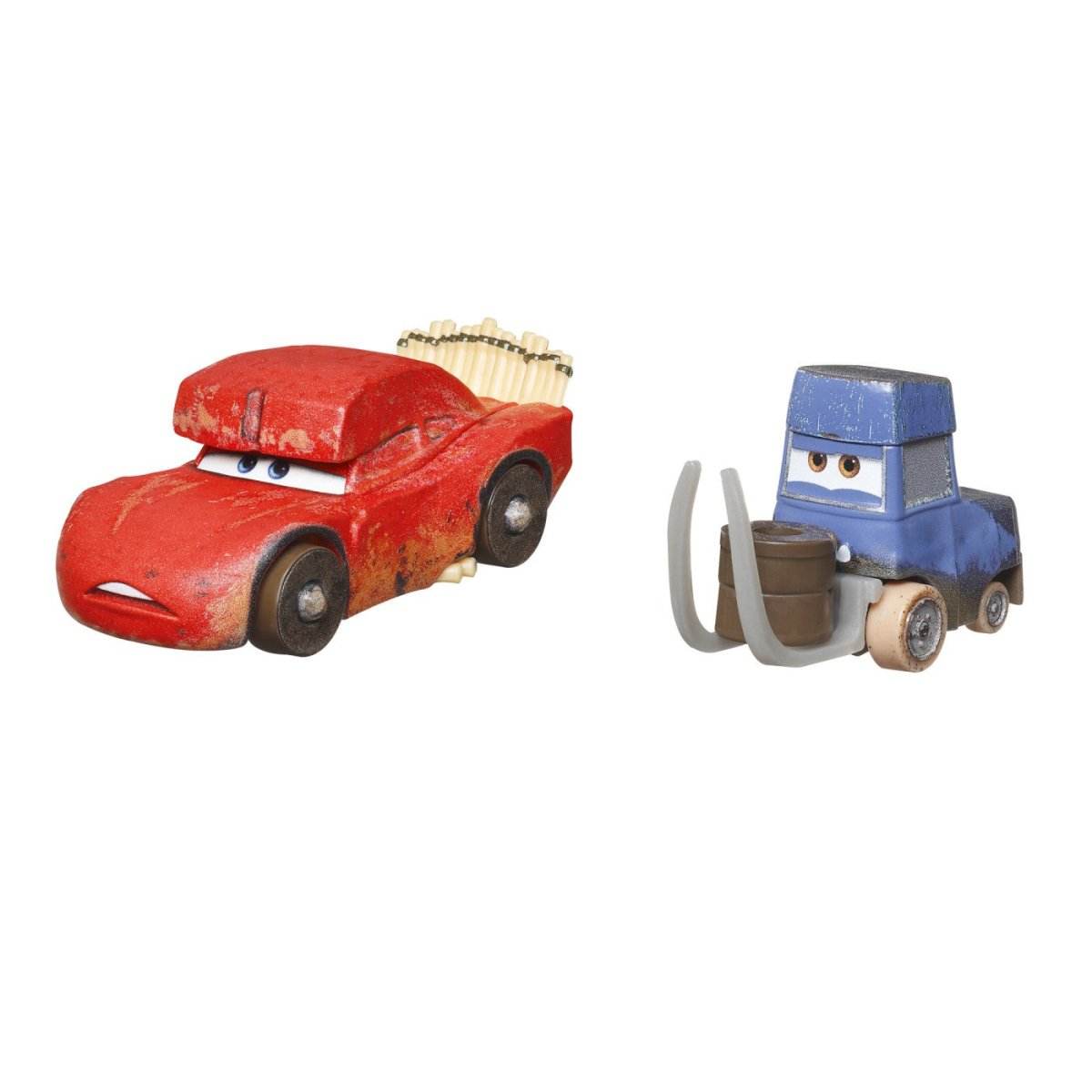 CARS3 SET 2 MASINUTE METALICE CAVE FULGER MCQUEEN SI PITSTOPOSAURUS - Atelieru' lui Mesterica
