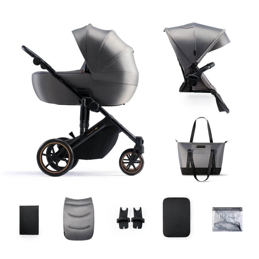CARUCIOR 2 IN 1 KINDERKRAFT PRIME 2, SHADOW GREY Atelieru' lui Mesterica | Jucarii, haine si incaltaminte pentru copii