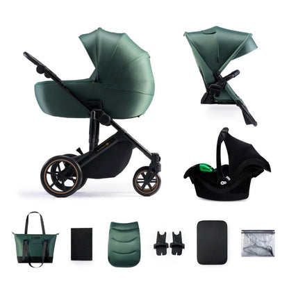 CARUCIOR 3 IN 1 KINDERKRAFT PRIME 2 3IN1 MINK PRO GREEN - Atelieru' lui Mesterica