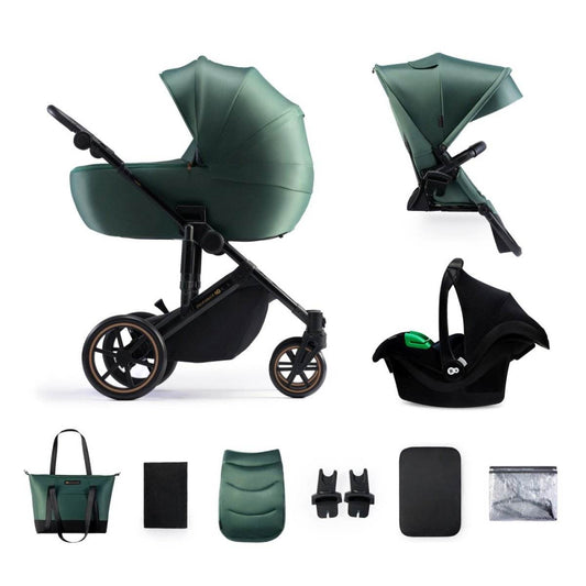 CARUCIOR 3 IN 1 KINDERKRAFT PRIME 2 3IN1 MINK PRO GREEN - Atelieru' lui Mesterica