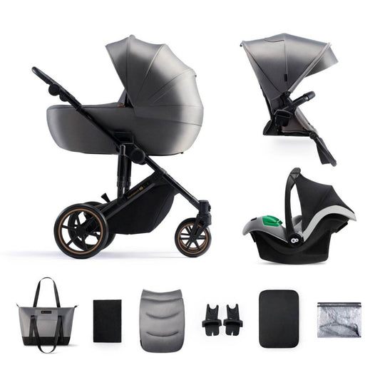 CARUCIOR 3 IN 1 KINDERKRAFT PRIME 2 3IN1 MINK PRO GREY Atelieru' lui Mesterica | Jucarii, haine si incaltaminte pentru copii
