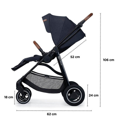 CARUCIOR KINDERKRAFT ALL ROAD, IMPERIAL BLUE Atelieru' lui Mesterica | Jucarii, haine si incaltaminte pentru copii