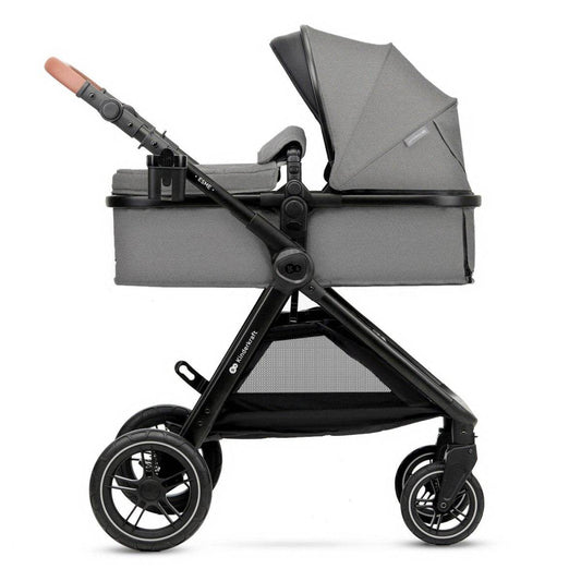 CARUCIOR KINDERKRAFT ESME, 3 IN 1, MOONLIGHT GREY Atelieru' lui Mesterica | Jucarii, haine si incaltaminte pentru copii