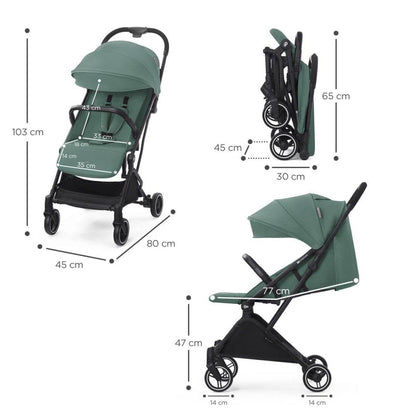 CARUCIOR SPORT KINDERKRAFT INDY2, SEA GREEN Atelieru' lui Mesterica | Jucarii, haine si incaltaminte pentru copii