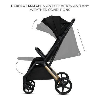 CARUCIOR SPORT KINDERKRAFT LOOM, 0-22 KG, INK BLACK - Atelieru' lui Mesterica