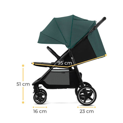 CARUCIOR SPORT KINDERKRAFT ROUTE, EMERALD GREEN Atelieru' lui Mesterica | Jucarii, haine si incaltaminte pentru copii