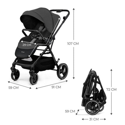 CARUCIOR SPORT KINDERKRAFT YOXI, GREY - Atelieru' lui Mesterica