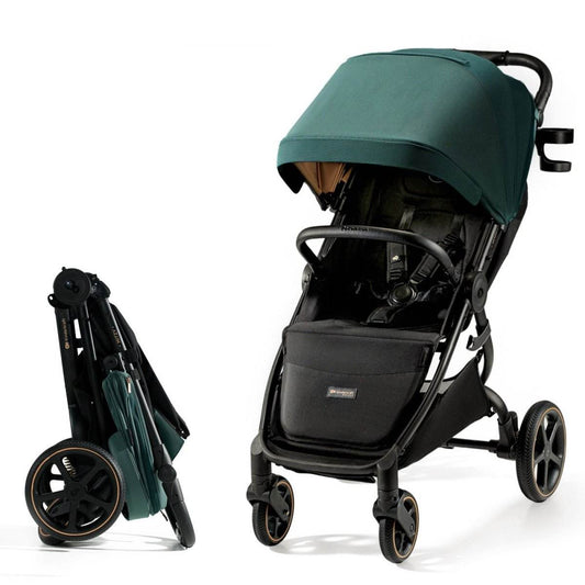 CARUCIOR SPORT, ULTRA COMPACT, KINDERKRAFT MITZY, 0 - 22 KG, JADE GREEN Atelieru' lui Mesterica | Jucarii, haine si incaltaminte pentru copii