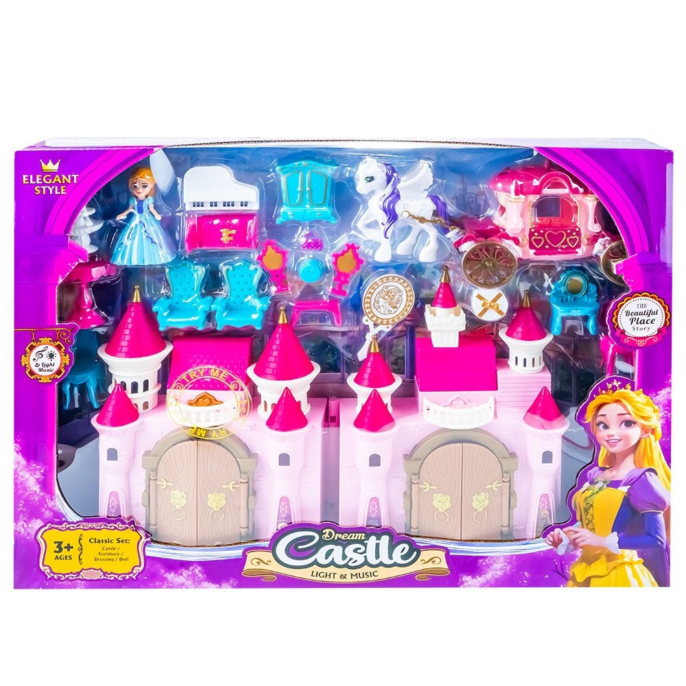 Castel muzical, cu figurina + accesorii Atelieru' lui Mesterica | Jucarii, haine si incaltaminte pentru copii