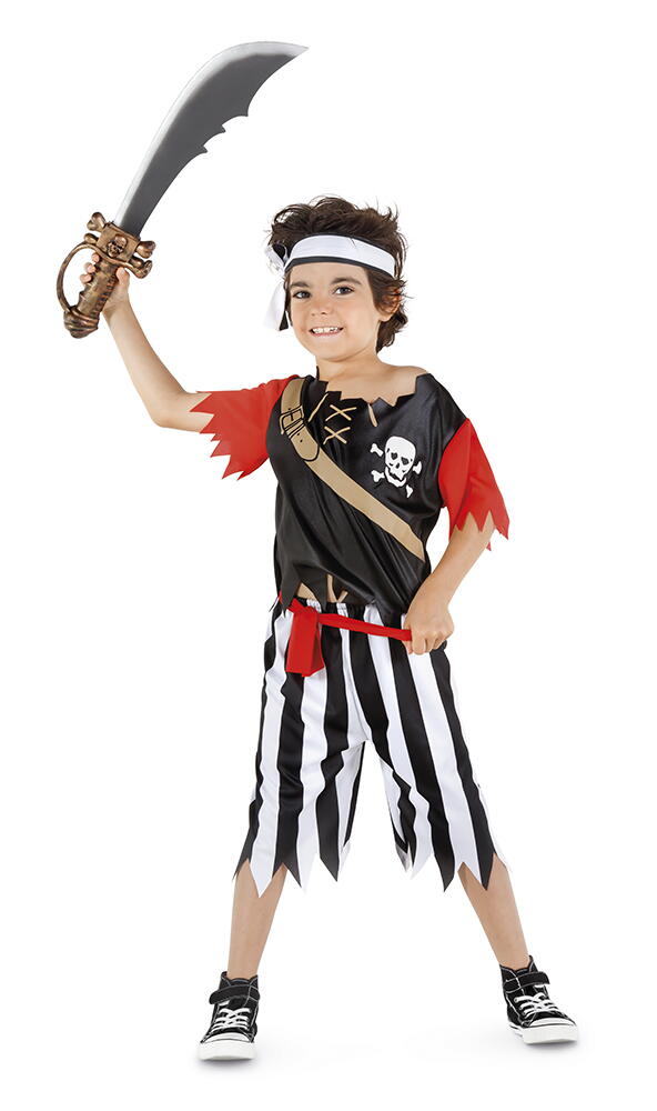 Costum de carnaval - Pirat neinfricat Atelieru' lui Mesterica | Jucarii, haine si incaltaminte pentru copii