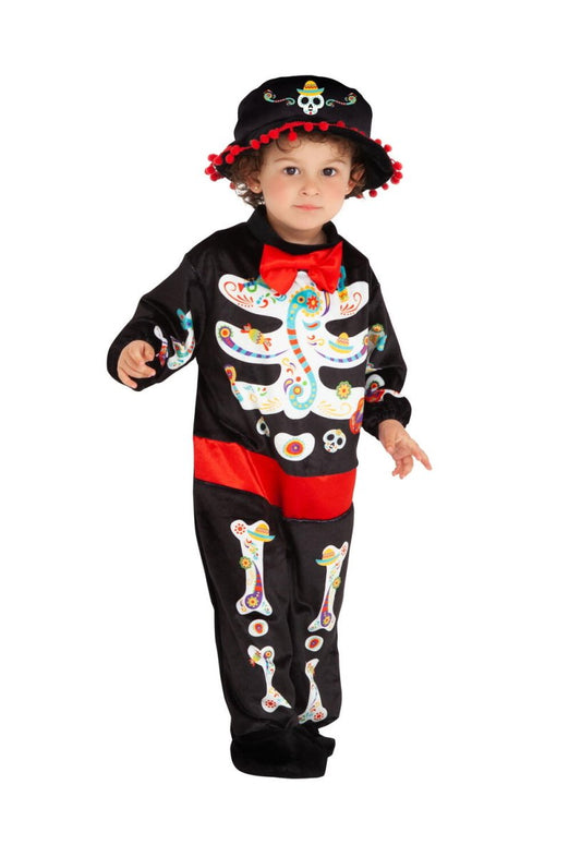Costum de carnaval - Schelet Ziua Mortilor Atelieru' lui Mesterica | Jucarii, haine si incaltaminte pentru copii