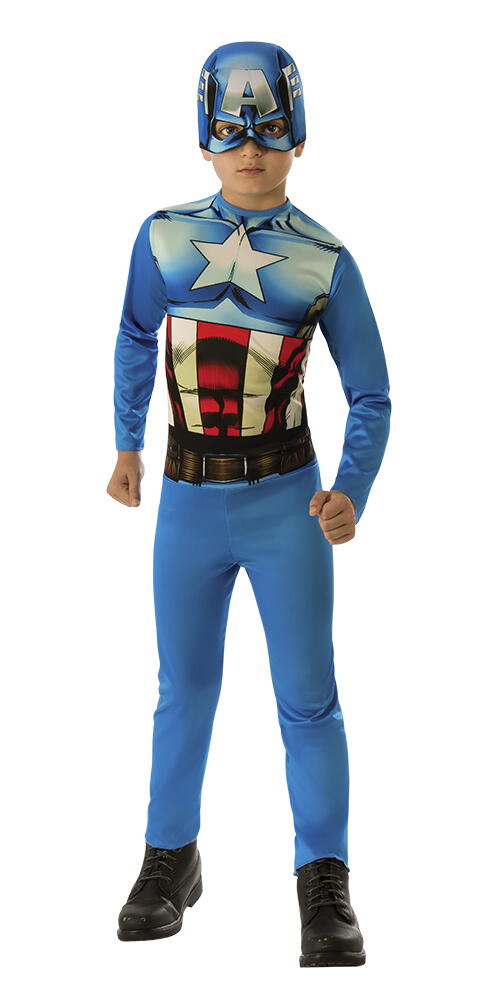 Costum de carnaval standard - Captain America Atelieru' lui Mesterica | Jucarii, haine si incaltaminte pentru copii