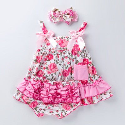 Costumas pentru fetite - Rose flower Atelieru' lui Mesterica | Jucarii, haine si incaltaminte pentru copii