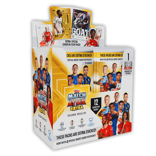 Cutie 24 pachete cartonase - Match Attax Extra 2025 - Full Box Atelieru' lui Mesterica | Jucarii, haine si incaltaminte pentru copii