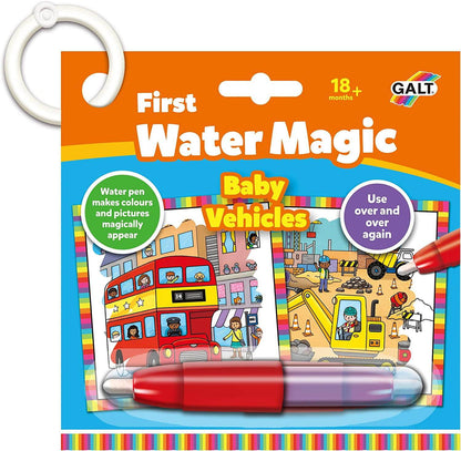 Baby Water Magic: Carte de colorat Vehicule - Atelieru' lui Mesterica