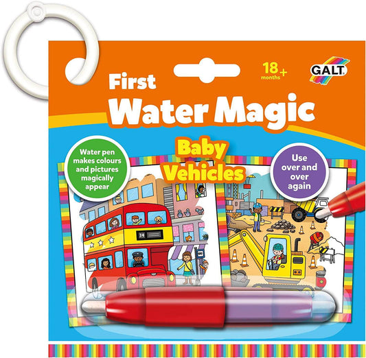 Baby Water Magic: Carte de colorat Vehicule - Atelieru' lui Mesterica